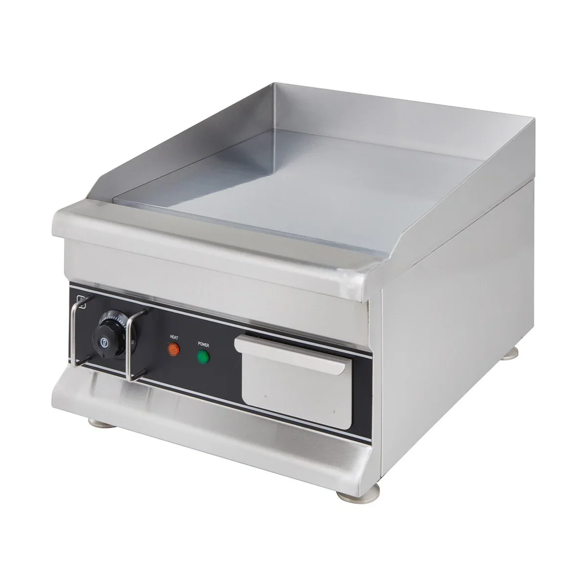 Elektro-Grillplatte Eco 410x425 glatt, verchromt - Tischgerät - Image 6