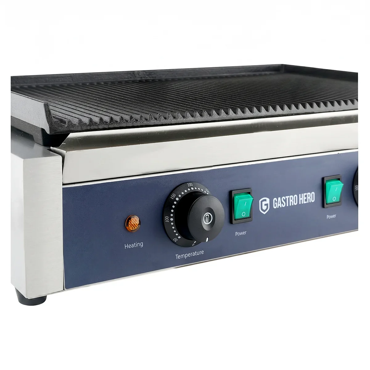 Elektro-Kontaktgrill ECO 2 x 1,8 kW, gerillt - Image 6