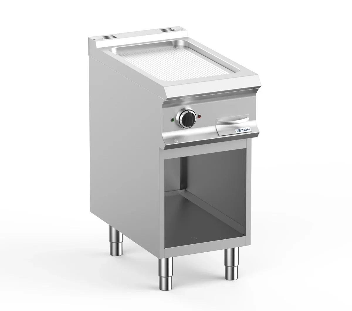 Elektrogrillplatte Dexion Lux- 700 - 40/73 - gerillt - 5 kW - Image 2
