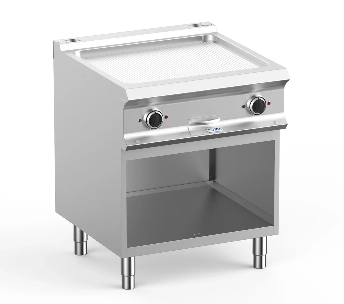Elektrogrillplatte Dexion Lux 700 - 70/73 - gerillt - 10 kW