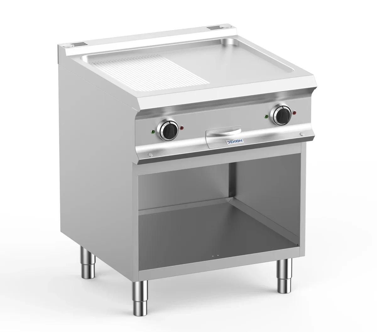 Elektrogrillplatte Dexion Lux 700 - 70/73 - ½ glatt, ½ gerillt - 10 kW - Image 2