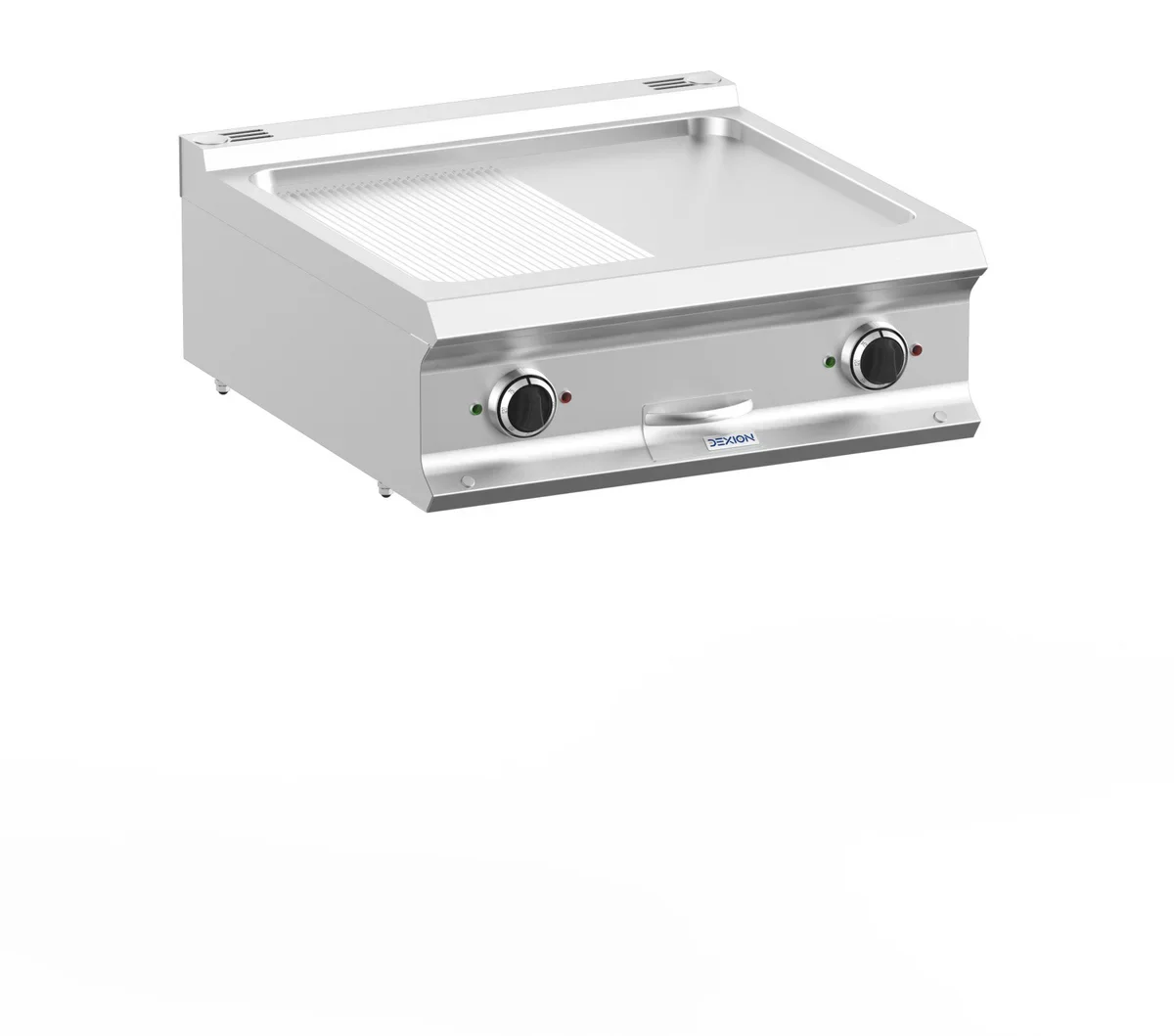 Elektrogrillplatte Dexion Lux 700 - 70/73 - ½ glatt, ½ gerillt - Tischgerät - 10 kW - Image 2