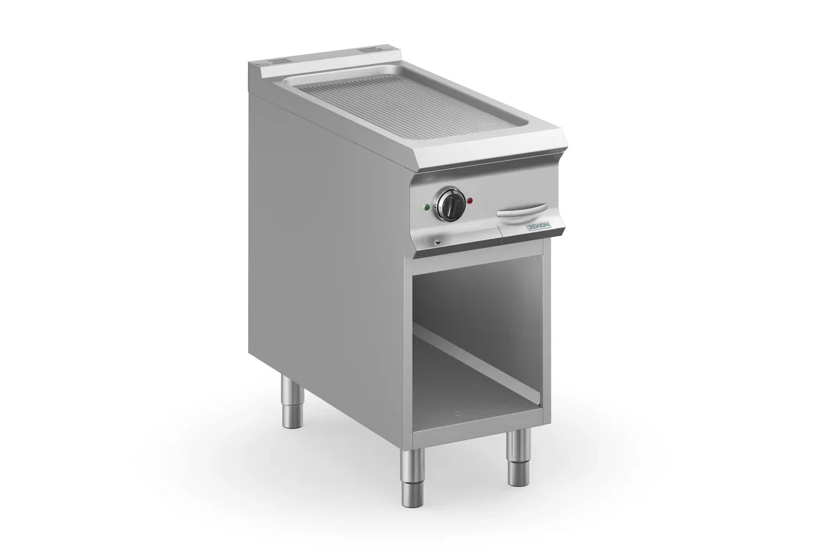 Elektrogrillplatte Dexion Lux 980 - 40/90 - gerillt - 7 kW