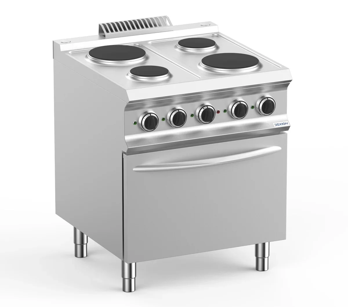 Elektroherd Dexion Lux 700 - 70/73 mit Elektrobackofen - 4 runde Kochflächen - 13,5 kW - Image 2