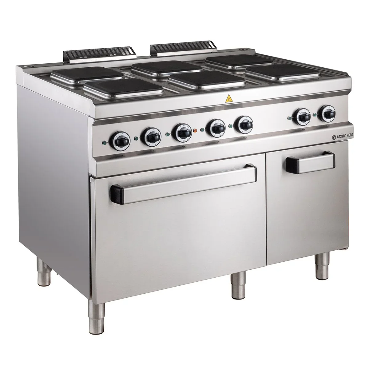 Elektroherd Serie 700 - 110/70 mit Elektrobackofen - 6 quadratische Kochfelder - 20,9 kW