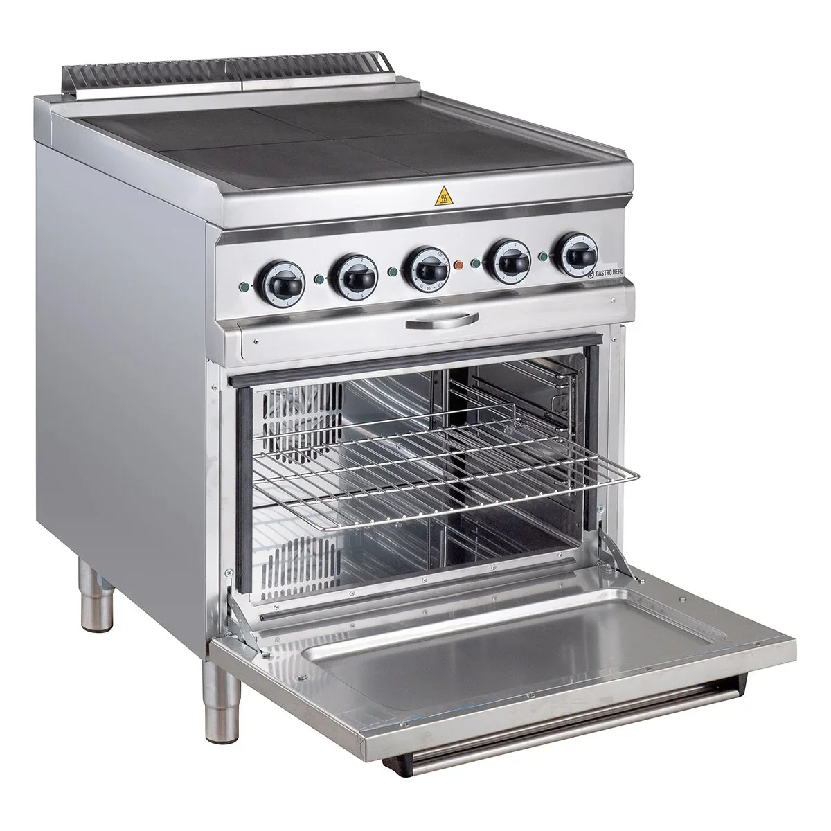 Elektroherd Serie 700 - 70/70  mit Elektrobackofen, Umluft - 4 quadratische, abgesenkte Kochfelder - 12,6 kW - Image 8