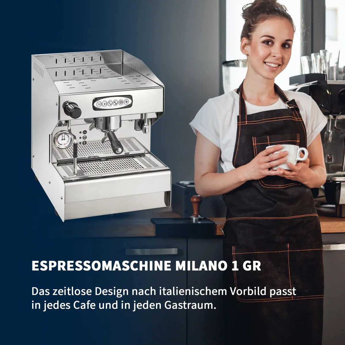 Espressomaschine MILANO 1 GR Automatik inkl. Preinfusionssystem - Image 10