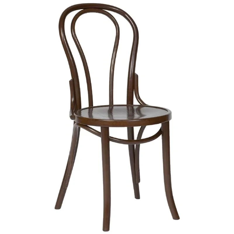 Fameg Bugholz Bistrostühle Walnussfarbe, 2 Stück