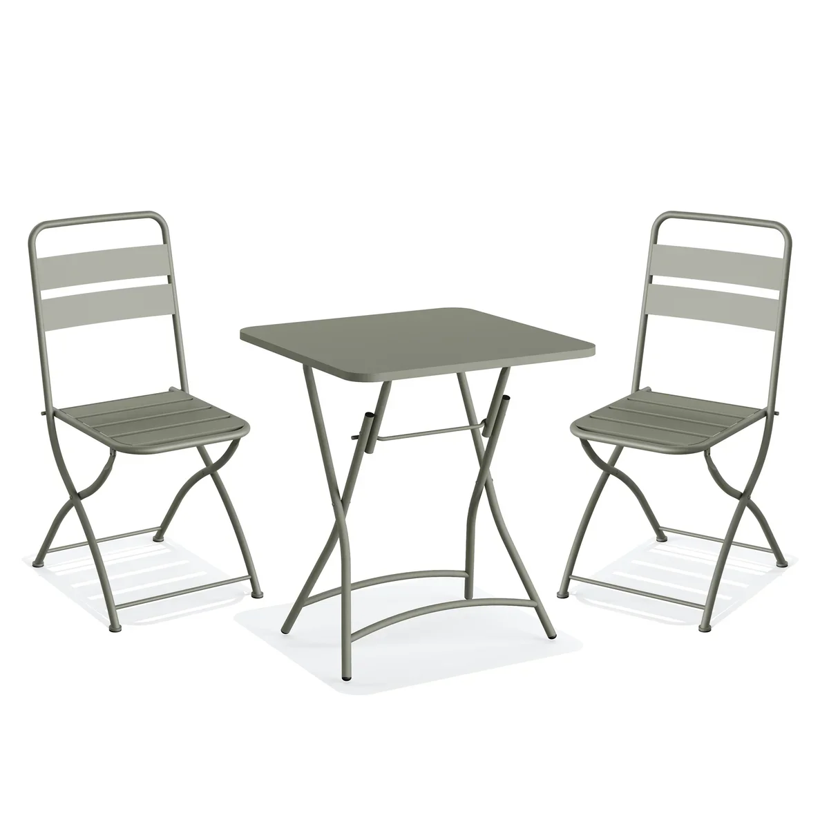 Feros Breeze Bistro Set - Grün