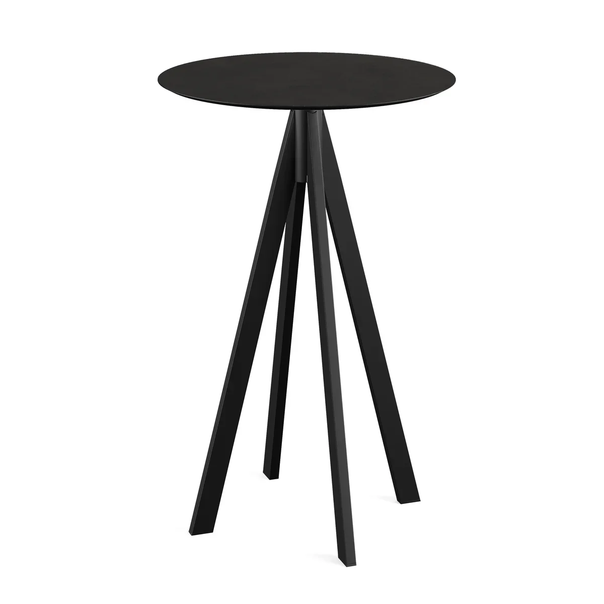 Feros Infinity Stehtisch Schwarz frame + Schwarz HPL Ø70 cm - Image 2