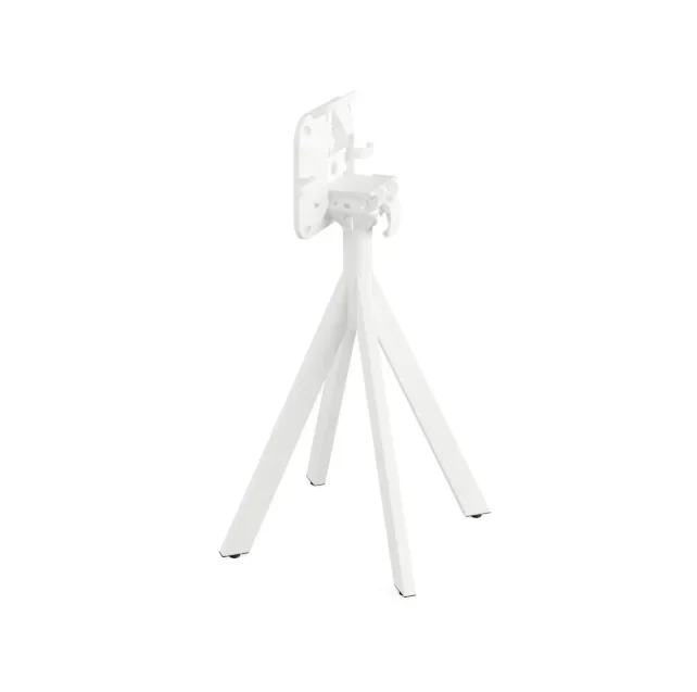 Feros Infinity Terrassentisch Weiß frame + Schwarz HPL Ø70 cm - Image 3