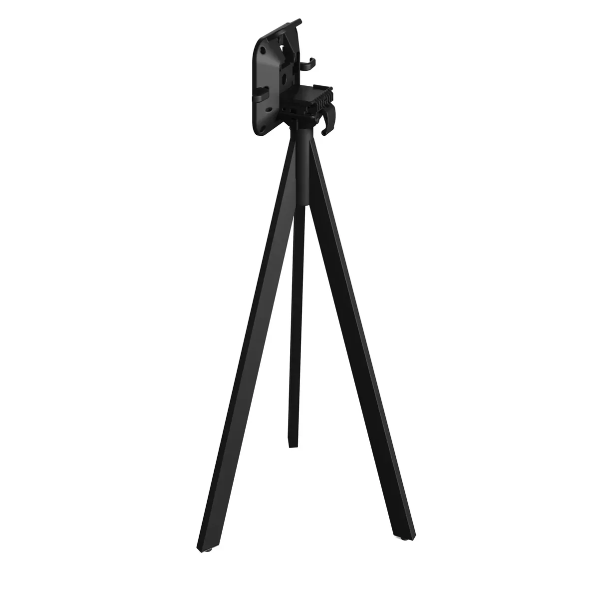 Feros Infinity Tripod Stehtisch Schwarz frame + Riverwashed Wood HPL Ø70 cm - Image 2