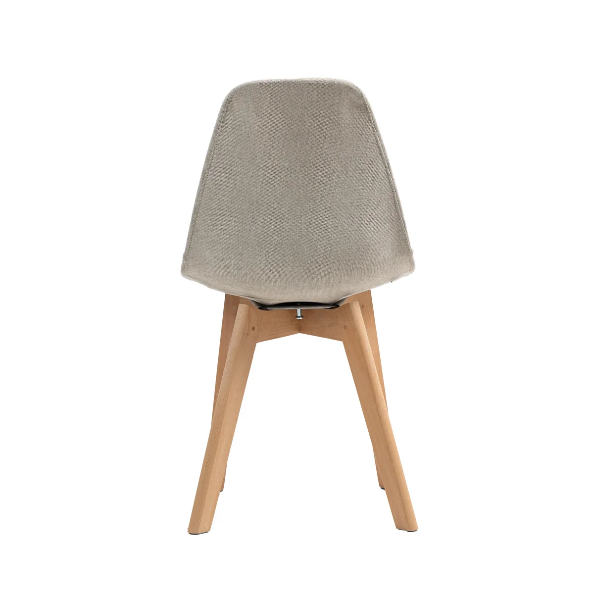 FEROS Keeve Stapelstuhl gepolstert - Holz / Beige - Image 4
