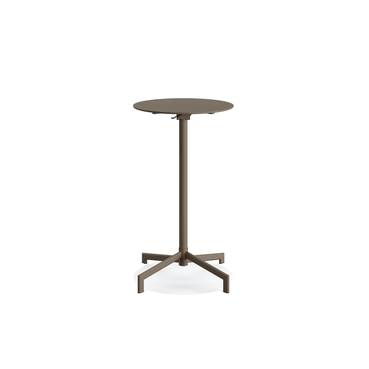 FEROS Versa Terrassen-/Stehtisch | In 2 Höhen verstellbar – Cappuccino - Image 2