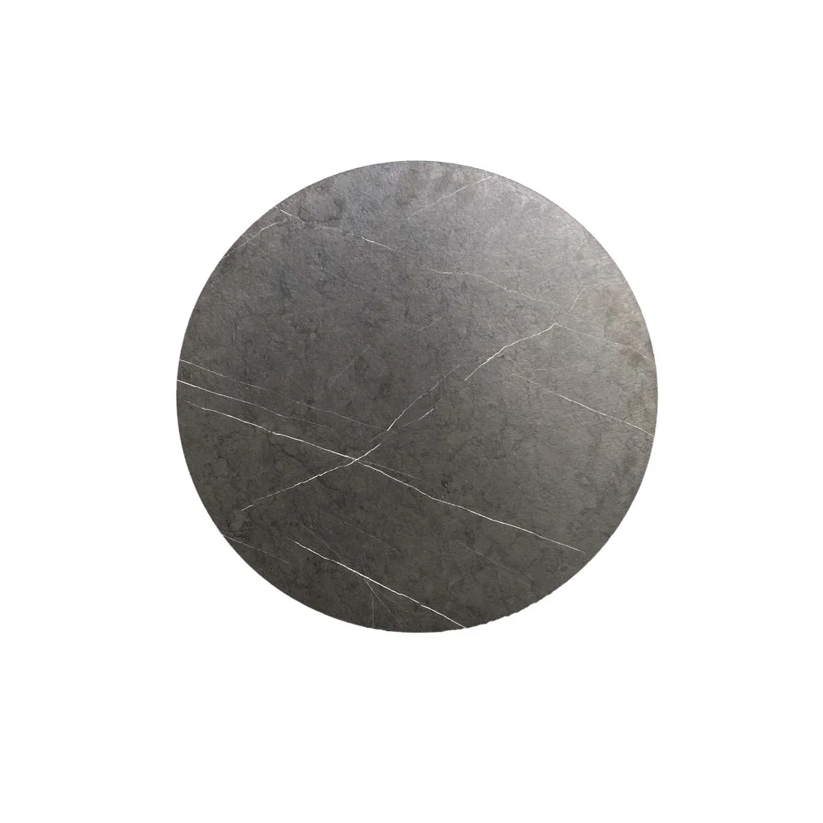 Feros X Cross Terrassentisch Sand gestell + Midnight Marble HPL Ø70 cm - Image 3