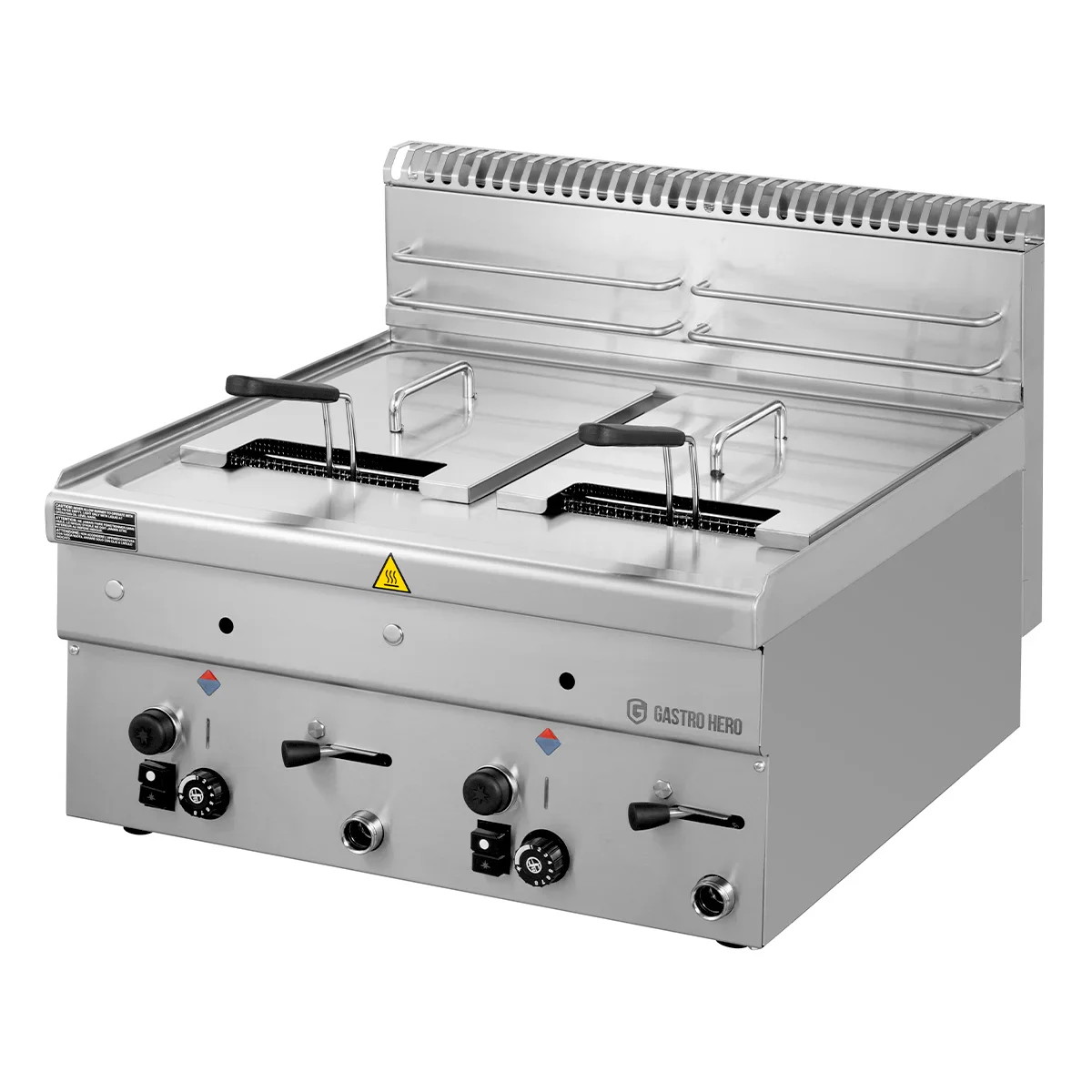 Gas-Fritteuse Serie 600 - 60/60 - 8+8 Liter - Tischgerät - 14,8 kW - Image 3
