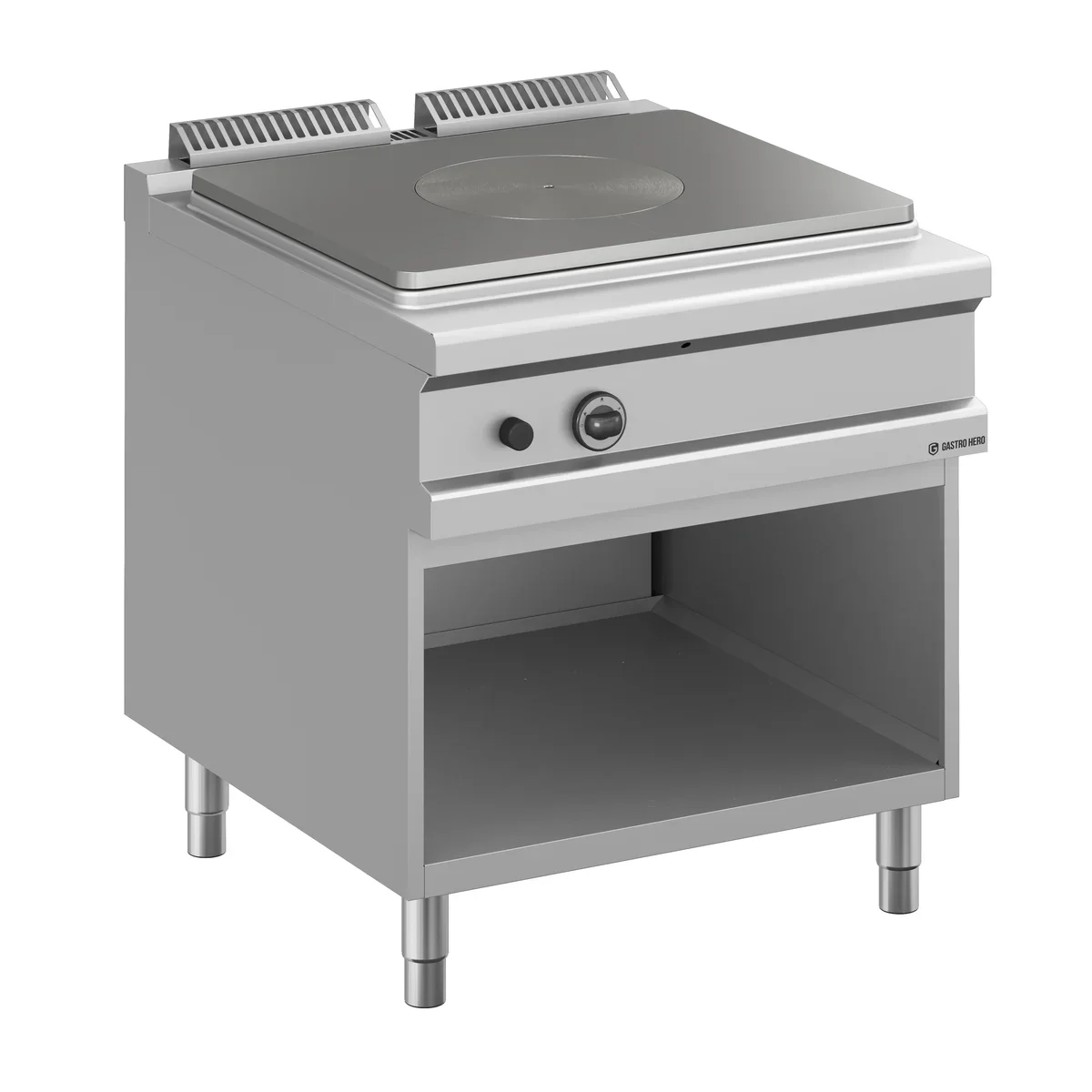 Gas-Glühplatte  Serie 900 - 80/90 mit offenem Unterbau