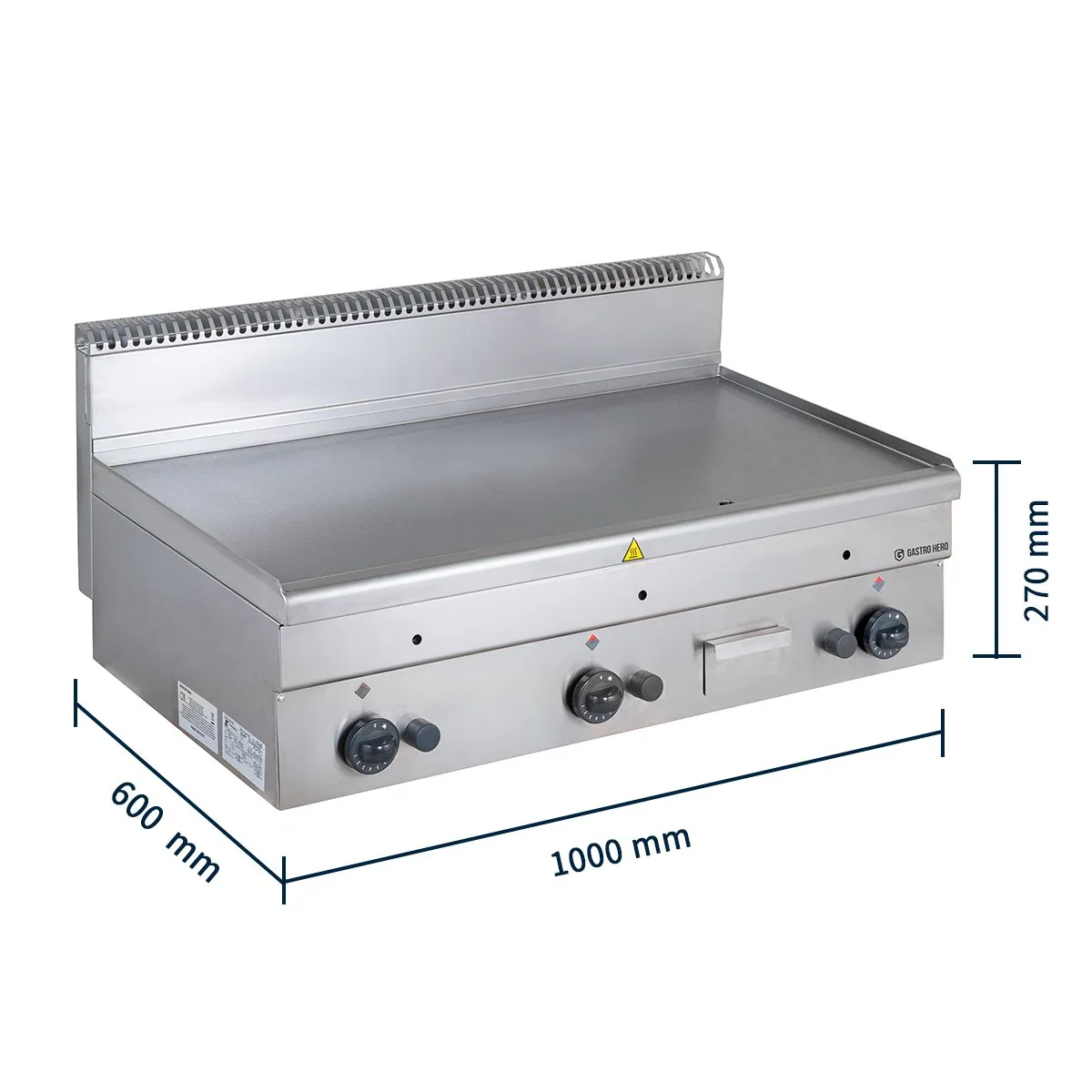 Gas-Grillplatte Serie 600 - 100/60 - glatt - Tischgerät - 15,3 kW - Image 8