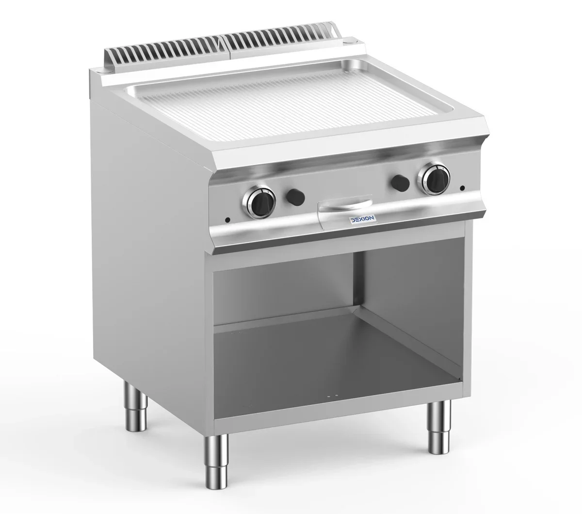 Gasgrillplatte Dexion Lux 700 - 70/73 - gerillt - 14 kW