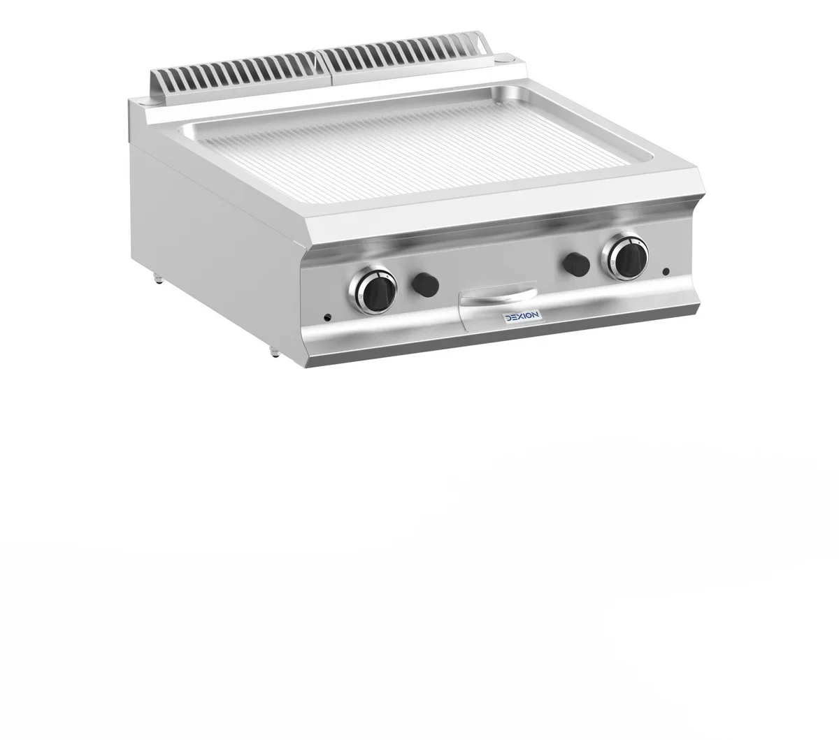 Gasgrillplatte Dexion Lux 700 - 70/73 - gerillt - Tischgerät - 14 kW - Image 2