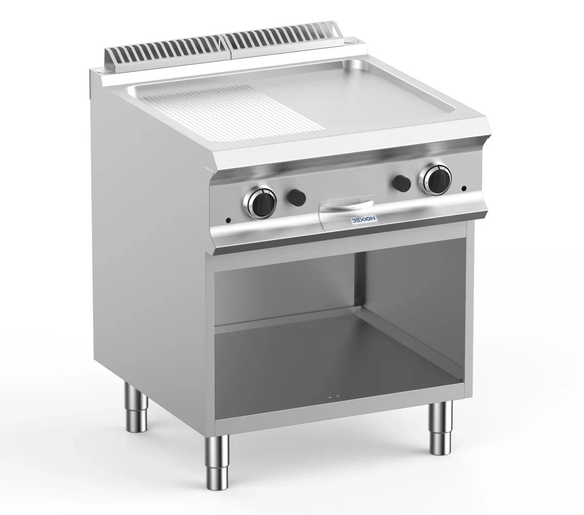 Gasgrillplatte Dexion Lux 700 - 70/73 - ½ glatt, ½ gerillt - 14 kW - Image 2