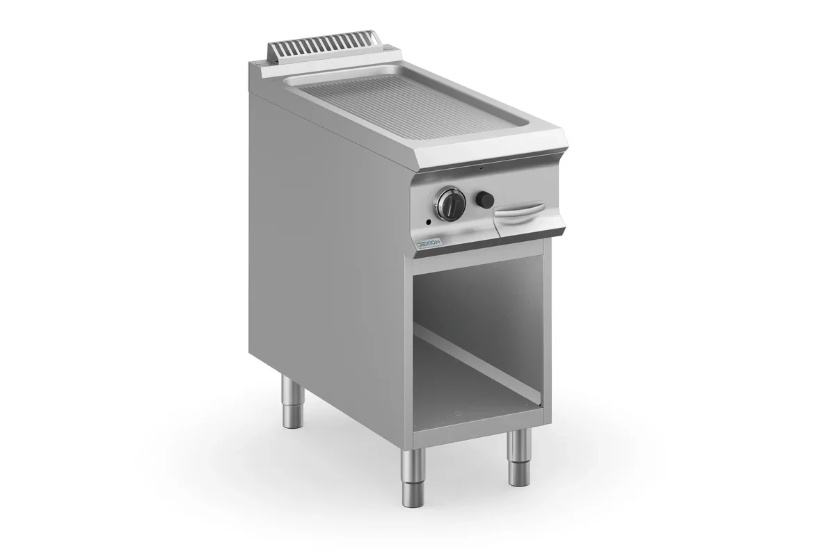 Gasgrillplatte Dexion Lux 980 - 40/90 - gerillt - 9,2 kW