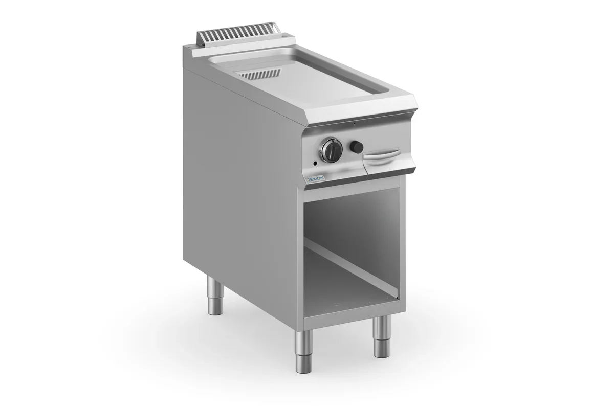 Gasgrillplatte Dexion Lux 980 - 40/90 - glatt, verchromt - 9,2 kW