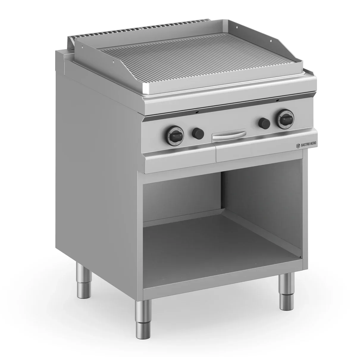 Gasgrillplatte Serie 700 - 70/70 - gerillt