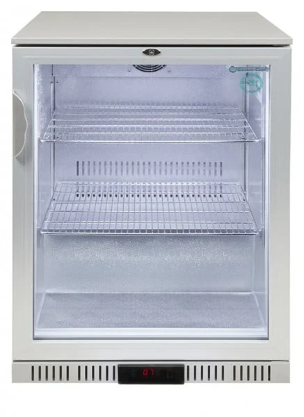 Gastro-Cool Barkühlschrank 128 Liter silber, LED, unterbaufähig - Image 3