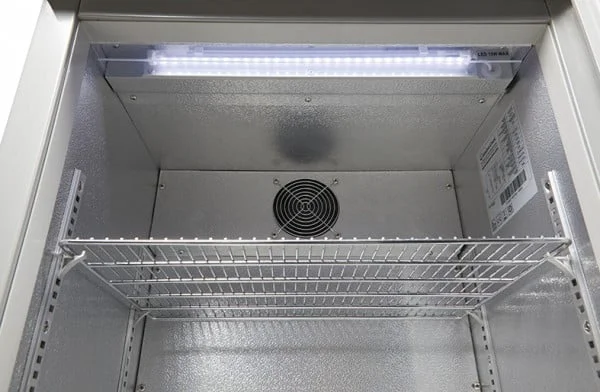 Gastro-Cool Barkühlschrank 128 Liter silber, LED, unterbaufähig - Image 6