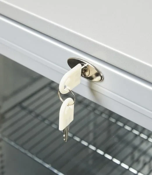 Gastro-Cool Barkühlschrank 128 Liter silber, LED, unterbaufähig - Image 8
