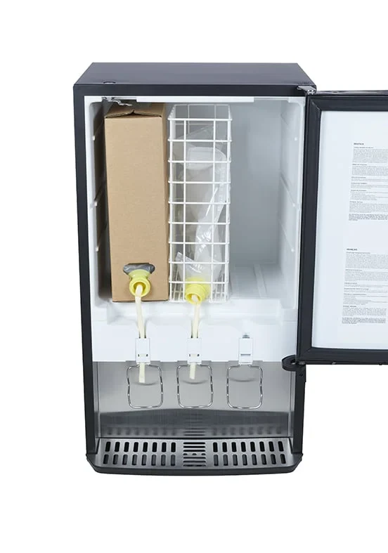 Gastro-Cool BIB30 Bag-in-Box-Dispenserkühlschrank 3x 10 Liter schwarz, 3 verschiedene Getränke - Image 10