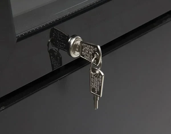 Gastro-Cool DC130 Getränkekühlschrank Slim ECO STAR 150 Liter schwarz/schwarz, LED, super sparmsam - Image 6