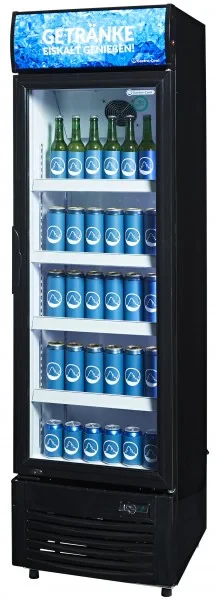 Gastro-Cool DC280 Getränkekühlschrank 229 Liter mit Werbedisplay schwarz/weiß, LED - Image 13