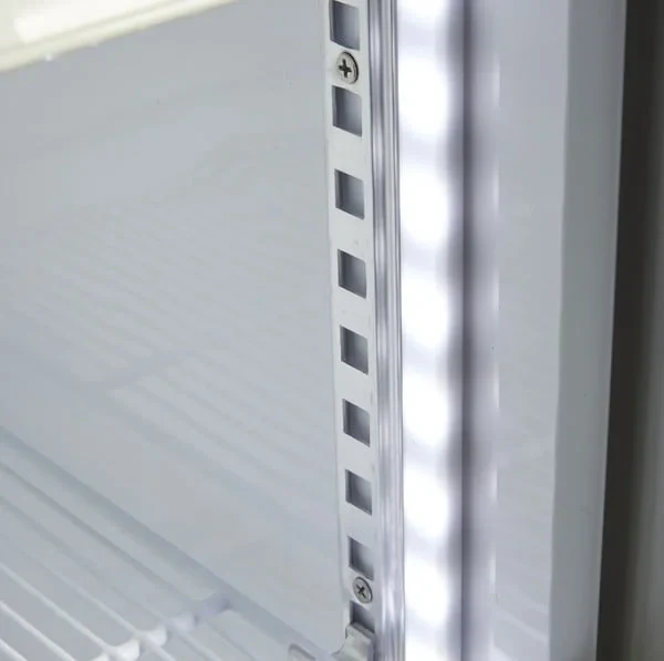 Gastro-Cool DC280 Getränkekühlschrank 229 Liter mit Werbedisplay schwarz/weiß, LED - Image 4