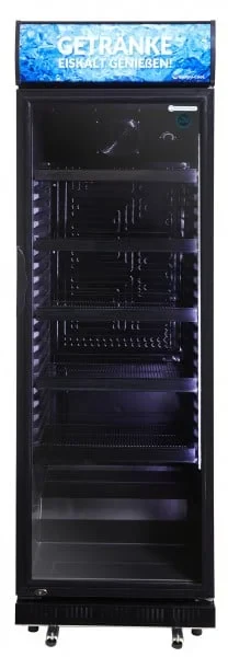 Gastro-Cool DC400 Getränkekühlschrank 400 Liter mit Werbedisplay schwarz/schwarz, LED - Image 10