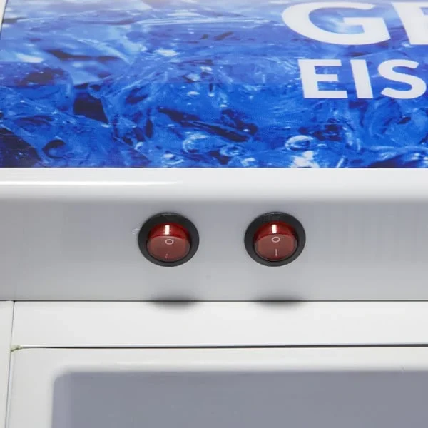 Gastro-Cool DC400 Getränkekühlschrank 400 Liter mit Werbedisplay weiß/weiß, LED - Image 7
