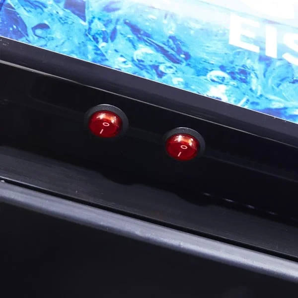 Gastro-Cool DC400 Getränkekühlschrank ECO STAR 400 Liter mit Werbedisplay schwarz/weiß, LED, super sparsam - Image 3