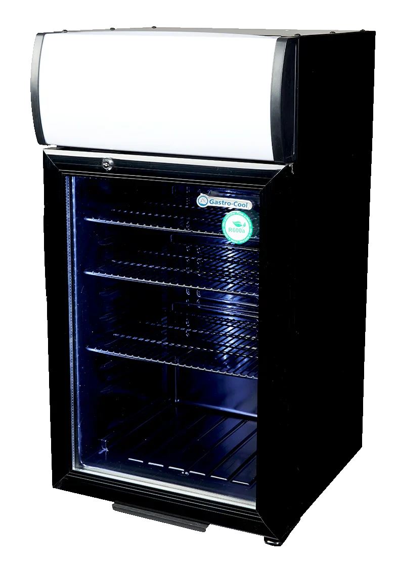 Gastro-Cool DC50 Getränkekühlschrank 52 Liter mit Leuchtaufsatz - Image 2