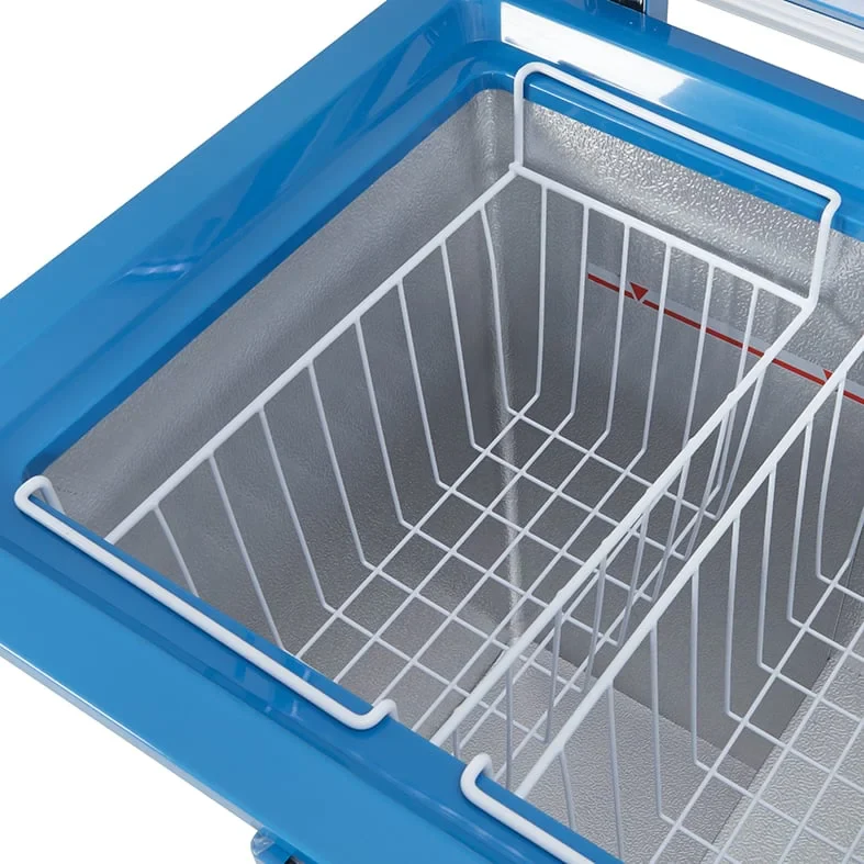 Gastro-Cool FC100 Gefrier-Kühltruhe 100 Liter weiß/blau, LED - Image 2