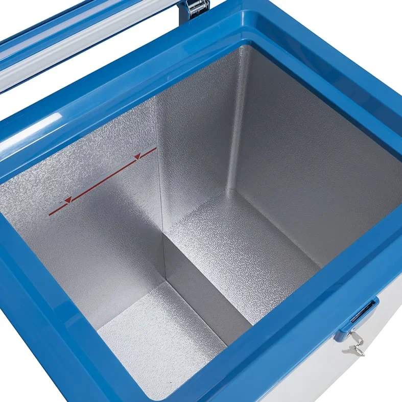 Gastro-Cool FC100 Gefrier-Kühltruhe 100 Liter weiß/blau, LED - Image 3