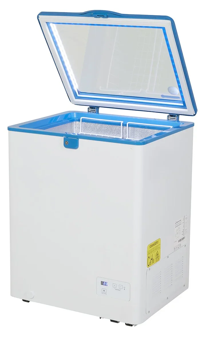 Gastro-Cool FC100 Gefrier-Kühltruhe 100 Liter weiß/blau, LED - Image 6