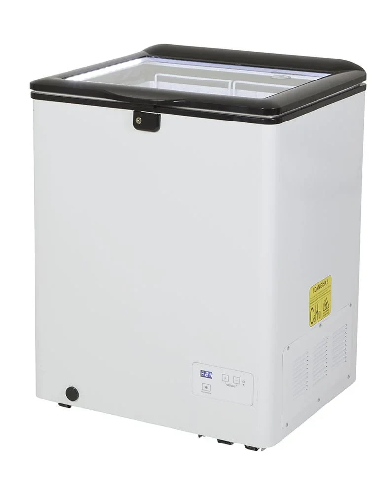 Gastro-Cool FC100 Gefrier-Kühltruhe 100 Liter weiß/schwarz, LED - Image 4