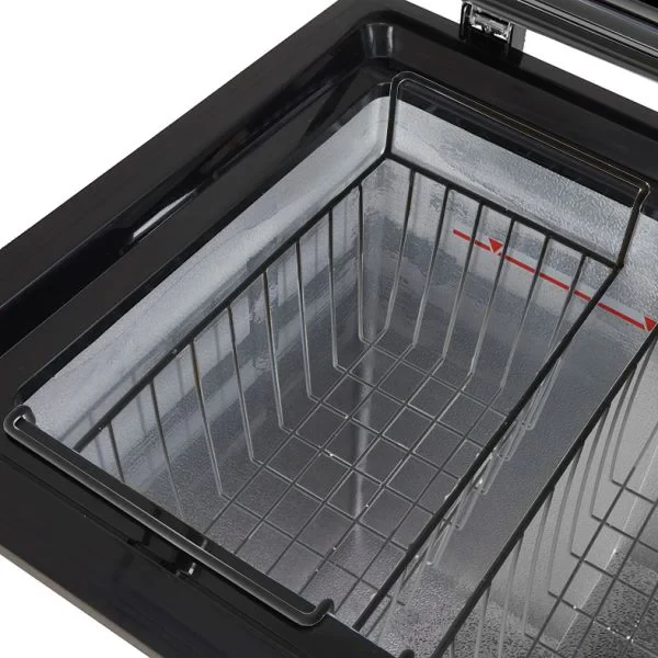 Gastro-Cool FC100 Gefrier-Kühltruhe 110 Liter mit Glasdeckel, LED Beleuchtung - Image 3