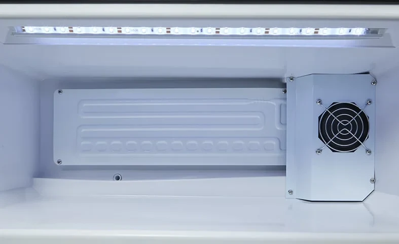 Gastro-Cool GD15 Glastürkühlschrank Theke 25 Liter schwarz/weiß, LED - Image 3