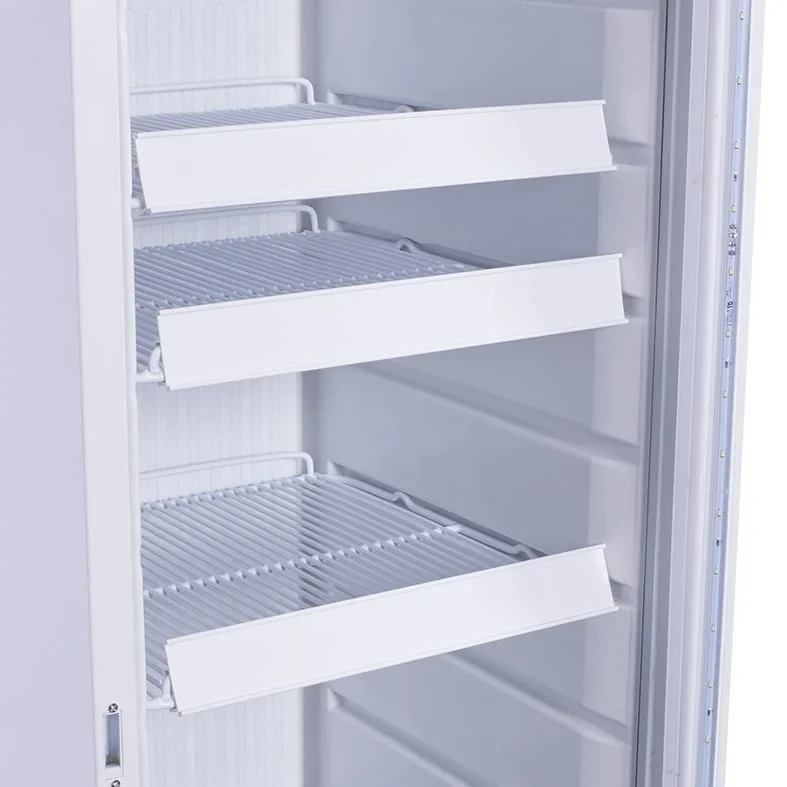 Gastro-Cool GD175 Getränkekühlschrank Retro Slim 212 Liter weiß/weiß, LED, Retro Design - Image 3
