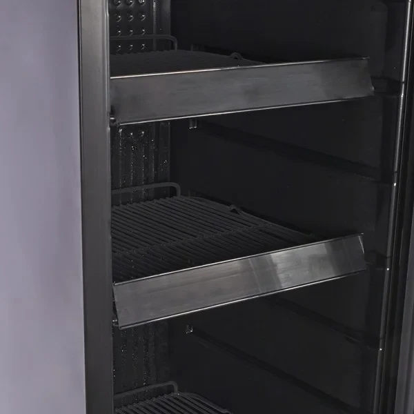 Gastro-Cool GD175 Getränkekühlschrank Retro Slim 212 Liter Eco Star, LED Beleuchtung, schwarz - Image 7