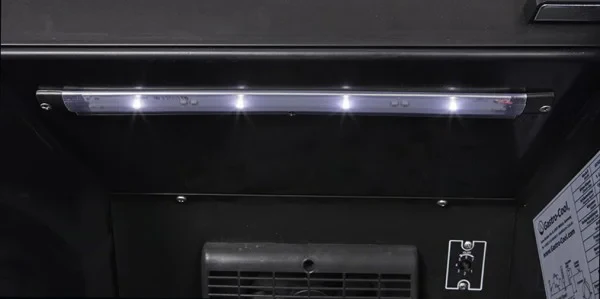 Gastro-Cool GD175 Getränkekühlschrank Retro Slim 212 Liter Eco Star, LED Beleuchtung, schwarz - Image 8