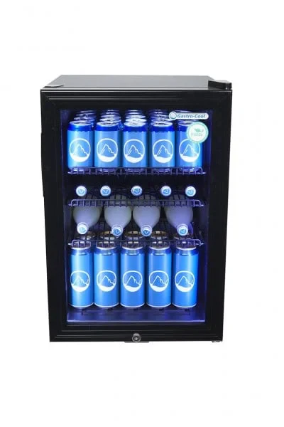 Gastro-Cool KW65 Getränkekühlschrank 62 Liter schwarz/schwarz, LED - Image 3