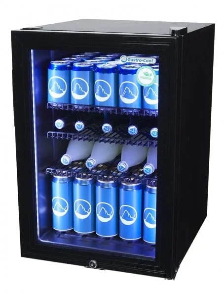 Gastro-Cool KW65 Getränkekühlschrank 62 Liter schwarz/schwarz, LED - Image 8